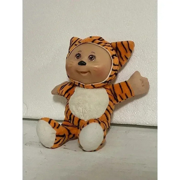 2011 Cabbage Patch Kids Tiger Plush Cuties Toy Doll 9” - Picture 3 of 6